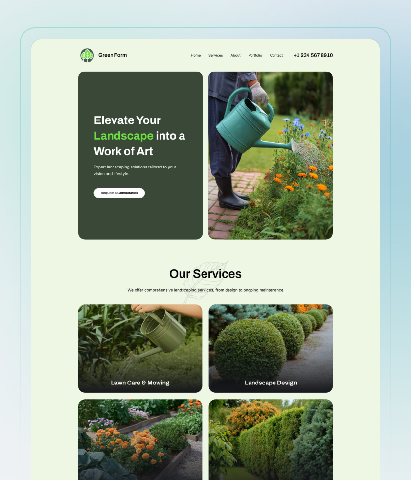 Website template 7