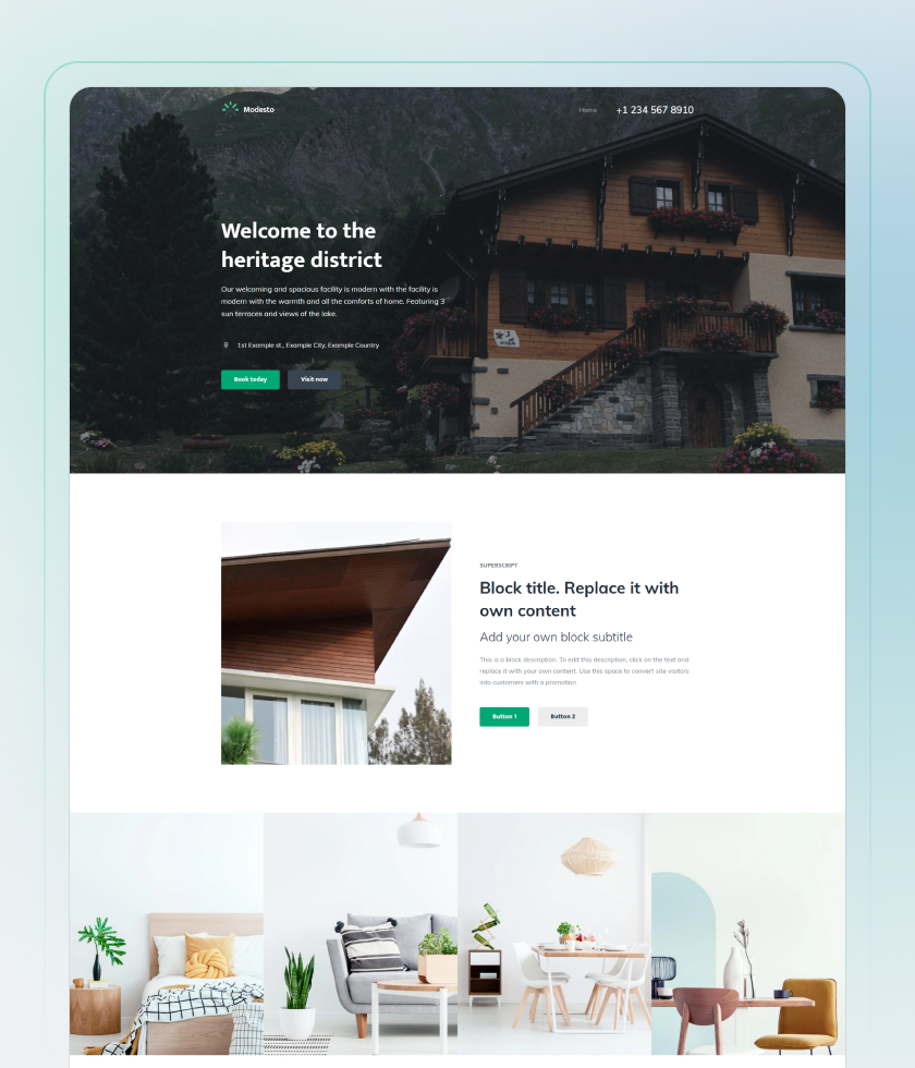 Hotel Website Template 4