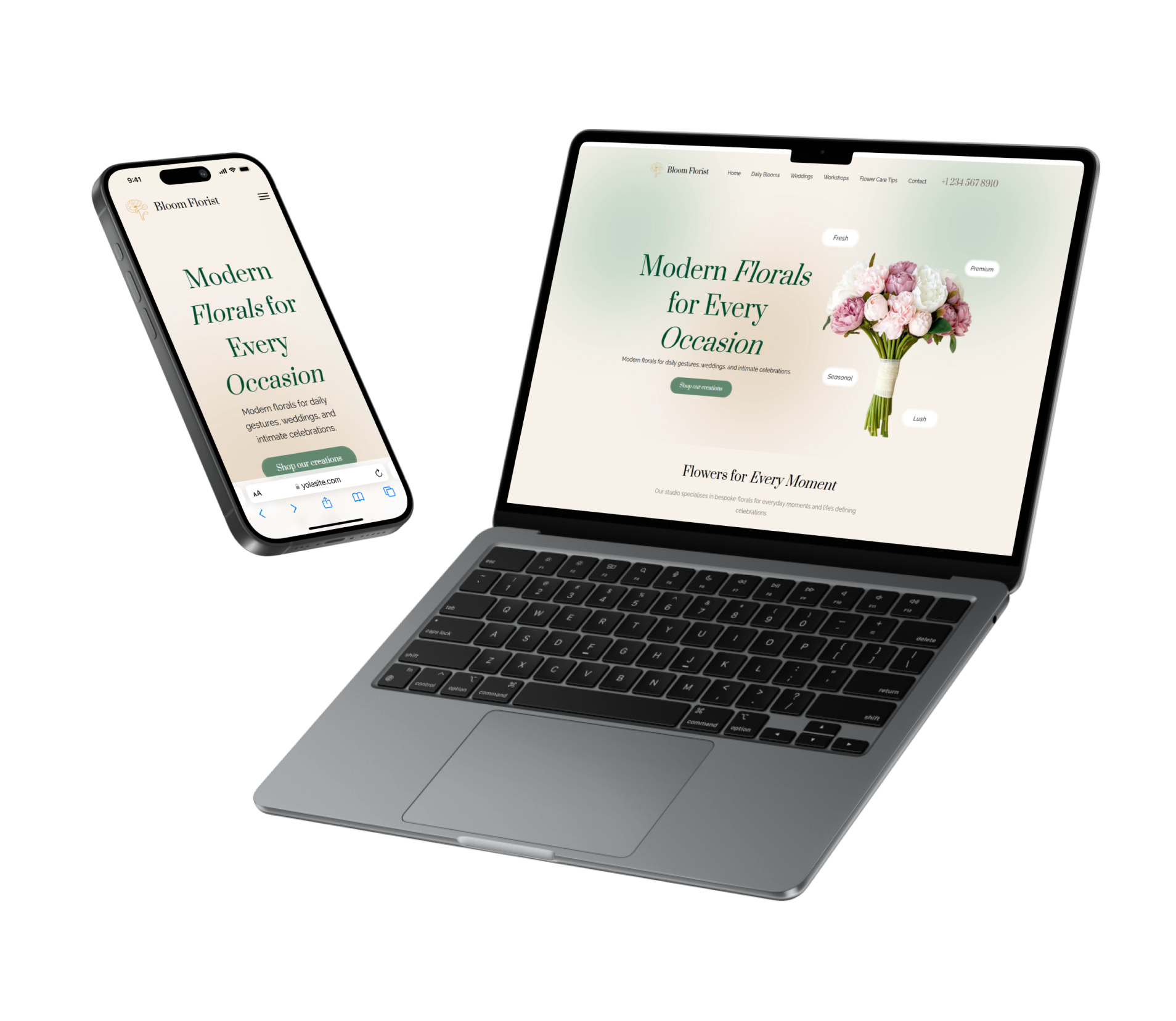 Responsive website builder
