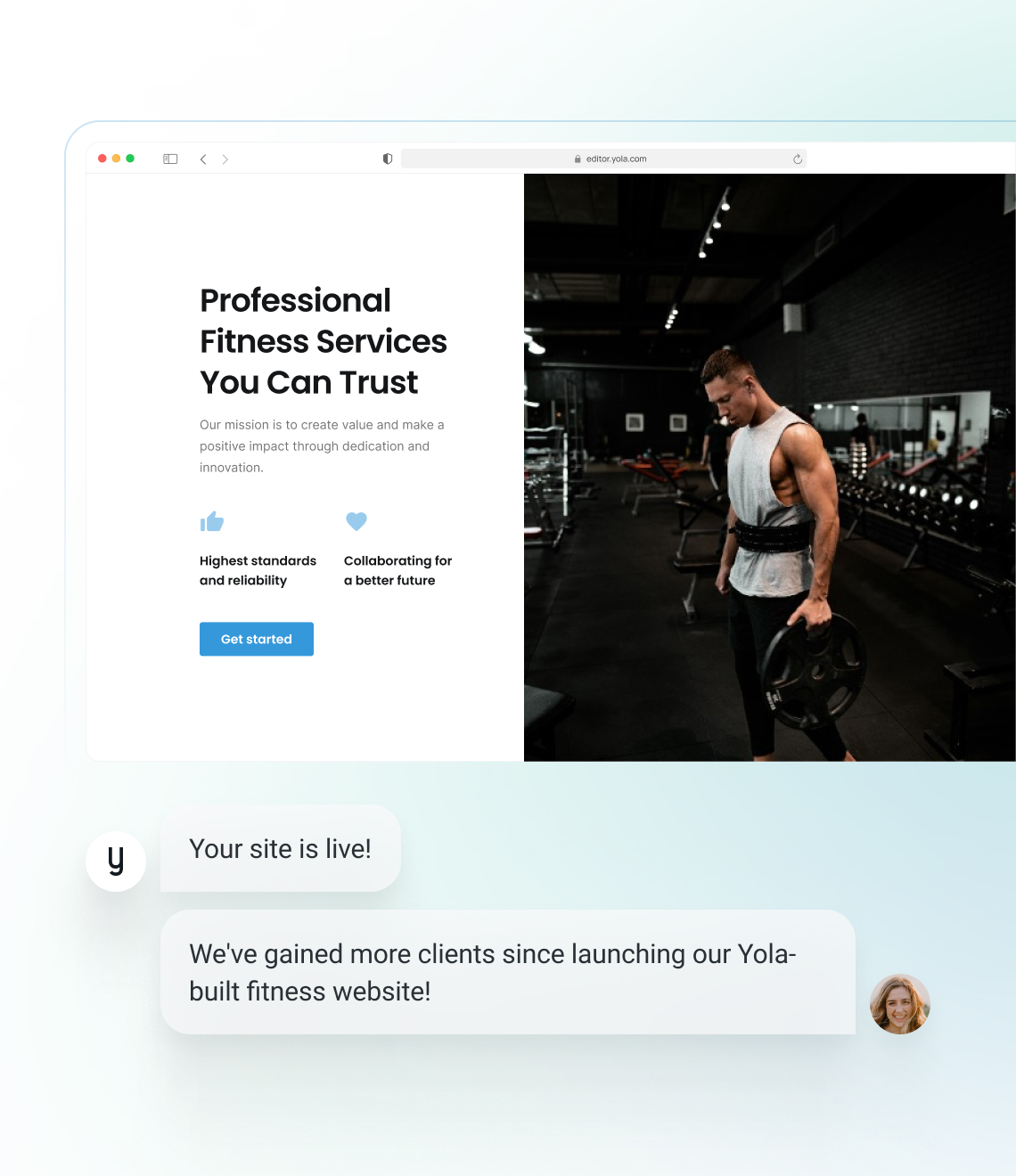 How to make a fitness website