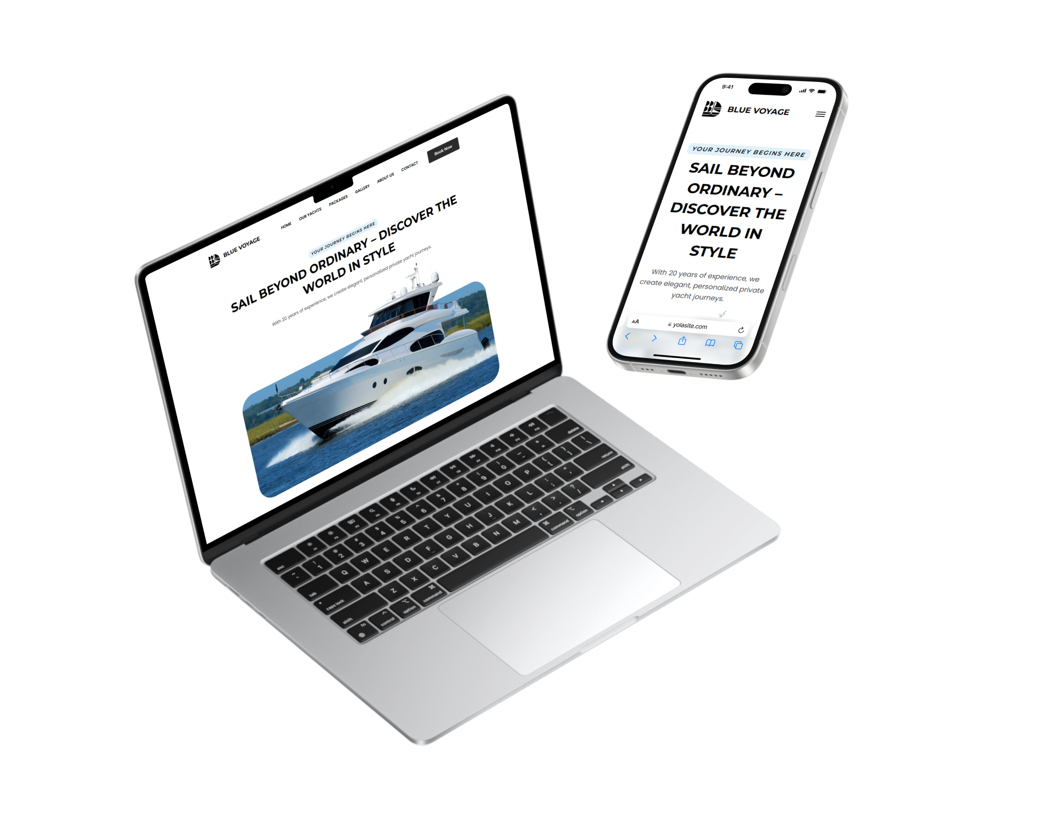 Responsive website builder